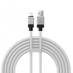 Кабель Baseus CoolPlay Series Fast Charging Cable USB to iP 2.4A 2m White