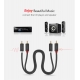 Аудіокабель UGREEN AV104 2RCA Male to 2RCA Male Cable 2m (Black)(UGR-10518)