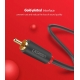 Аудіокабель UGREEN AV104 2RCA Male to 2RCA Male Cable 2m (Black)(UGR-10518)