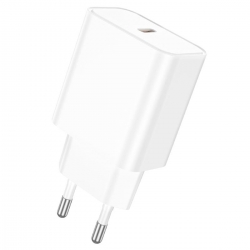 Мережевий зарядний пристрій BOROFONE BA71A Power single Port PD20W charger White