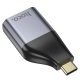 Перехідник HOCO UA35 Type-C to RJ45 adapter Metal Gray