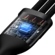 Кабель Baseus Flash Series Ⅱ Two-for-three Charging Cable U+C to M+L+C 100W 1.2m Black