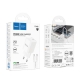 Мережевий зарядний пристрій HOCO C148A Charm single port PD30W charger set (C to C) (EU) White