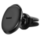 Автотримач для телефона Baseus Magnetic Car Mount Phone Holder with Cable Clip Air Vent Version Cluster Black
