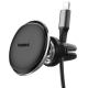 Автотримач для телефона Baseus Magnetic Car Mount Phone Holder with Cable Clip Air Vent Version Cluster Black