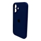 Чохол для смартфона Silicone Full Case AA Camera Protect for Apple iPhone 16 39,Navy Blue
