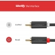 Аудіокабель UGREEN AV104 2RCA Male to 2RCA Male Cable 1m (Black)(UGR-30747)