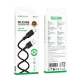 Кабель BOROFONE BX113 Lenny silicone charging data cable Type-C(L1M) Black
