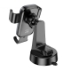 Автотримач для телефона HOCO H81 Vista Gravity Car holder (center console) Black Metal Gray
