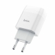 Мережевий зарядний пристрій HOCO C72A Glorious single port charger 10.5W White