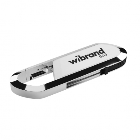 Флеш-накопичувач Wibrand USB 2.0 Aligator 64Gb White