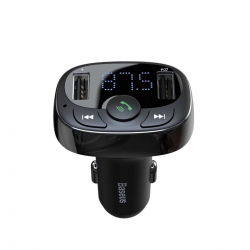 АЗП з FM-модулятором Baseus T Shaped S-09A Car Bluetooth MP3 Player (Standard Edition) Black