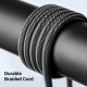 Аудіокабель UGREEN 3.5mm TRS to Dual 6.35mm TS Audio Cable 1m (Gray)