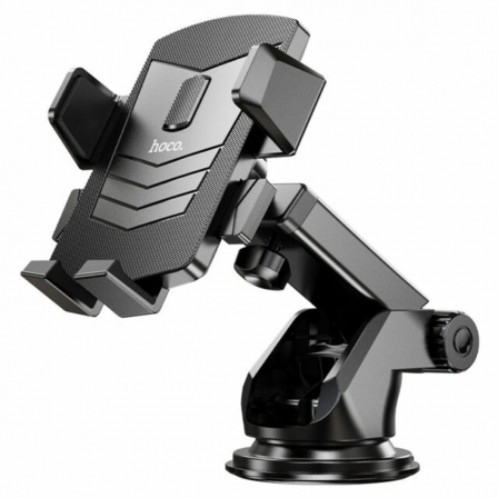 Автотримач для телефона HOCO CA83 David one-button center console car holder Black