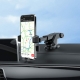 Автотримач для телефона HOCO CA83 David one-button center console car holder Black