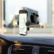Автотримач для телефона HOCO CA83 David one-button center console car holder Black