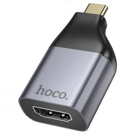 Перехідник HOCO UA33 Type-C to HDTV adapter Metal Gray