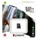 Карта пам'яті microSDXC (UHS-1) Kingston Canvas Select Plus 512Gb class 10 А1 (R-100MB/s)