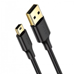 Кабель UGREEN USB 2.0 A Male to Mini 5 Pin Male Cable 0.5m (Black)