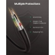 Кабель UGREEN USB 2.0 A Male to Mini 5 Pin Male Cable 0.5m (Black)