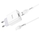 Мережевий зарядний пристрій HOCO C81A Asombroso single port charger set(Micro) 10.5W White