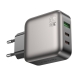 Мережевий зарядний пристрій BOROFONE BAS56A Absolute PD45W(2C1A) charger(EU) Black