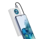 Зовнішній акумулятор Baseus Amblight Digital Display Fast Charge Power Bank 30000mAh 65W White