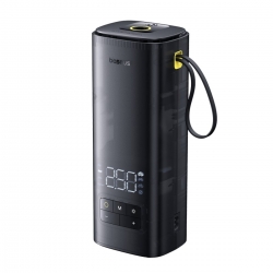 Автомобільний насос Baseus SuperMini Mega Series Double Cylinder Air Inflator Cluster Black