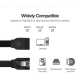 Кабель UGREEN US217 SATA 3 Data Cable 0.5m (Black)(UGR-30796)