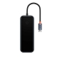 USB-хаб Baseus AcmeJoy 4-Port Type-C HUB Adapter（Type-C to USB3.0*3+Type-C PD&Data *1）Dark Gray