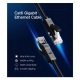 Мережевий кабель UGREEN NW102 Cat 6 U/UTP Lan Flat Cable 2m (Black)(UGR-50174)