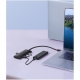 Мультипортовый адаптер Baseus Lite Series 4-Port Type-A HUB 1m Black (WKQX030101)