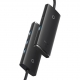 Мультипортовый адаптер Baseus Lite Series 4-Port Type-A HUB 1m Black (WKQX030101)