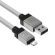 Кабель Baseus CoolPlay Series Fast Charging Cable USB to iP 2.4A 1m White