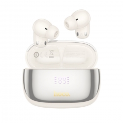 Бездротові навушники HOCO EQ20 Rhyme true wireless ANC+ENC noise reduction BT headset Milky White