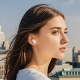 Бездротові навушники HOCO EQ20 Rhyme true wireless ANC+ENC noise reduction BT headset Milky White
