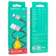 Кабель BOROFONE BX83 Micro Famous silicone charging data cable Black