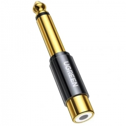 Аудіо адаптер UGREEN AV169 6.35mm Male to RCA Female Adapter(UGR-80731)