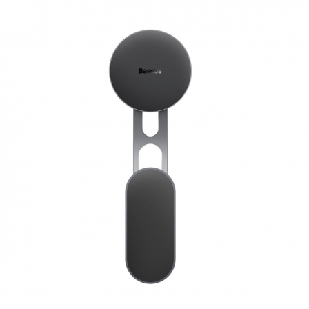 Автотримач для телефона Baseus T-Space Series Folding Metal Car Mount Magnetic Phone Holder Frost Silver
