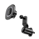 Автотримач для телефона HOCO HW30 Crown magnetic wireless charging car holder (air outlet) Black Metal Gray