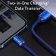 Кабель Baseus Crystal Shine Series Fast Charging Data Cable USB to iP 2.4A 2m Blue