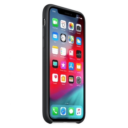 

Чехол-накладка Silicone case iPhone XS Black, Черный