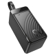 Зовнішній акумулятор HOCO J123D Element 22.5W+PD20W fully compatible power bank with digital display(90000mAh) Black