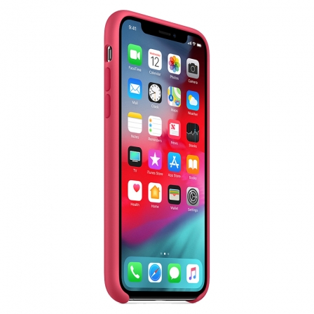 

Чехол-накладка Silicone case iPhone XS Red, Розовый