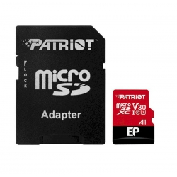 Карта пам'яті microSDXC (UHS-1 U3) Patriot EP Series 1Тb class 10 V30 (R-100MB/s, W-80MB/s) (adapter SD)