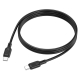 Кабель BOROFONE BX113 Lenny 60W silicone charging data cable C to C(L1M) Black