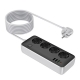 Мережевий подовжувач HOCO AC22 Sunlight 4-bit (PD30W/1C3A) desktop socket (EU/GER)(L3M) Black