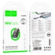 Перехідник HOCO UA36B C male to USB female OTG transparent adapter Black